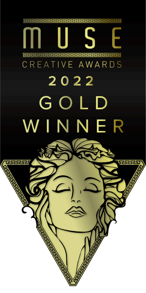 MUSE Design and Creative Award 2022 Gold Winner certificate- website design for Li Foundation - Suus Design Studio