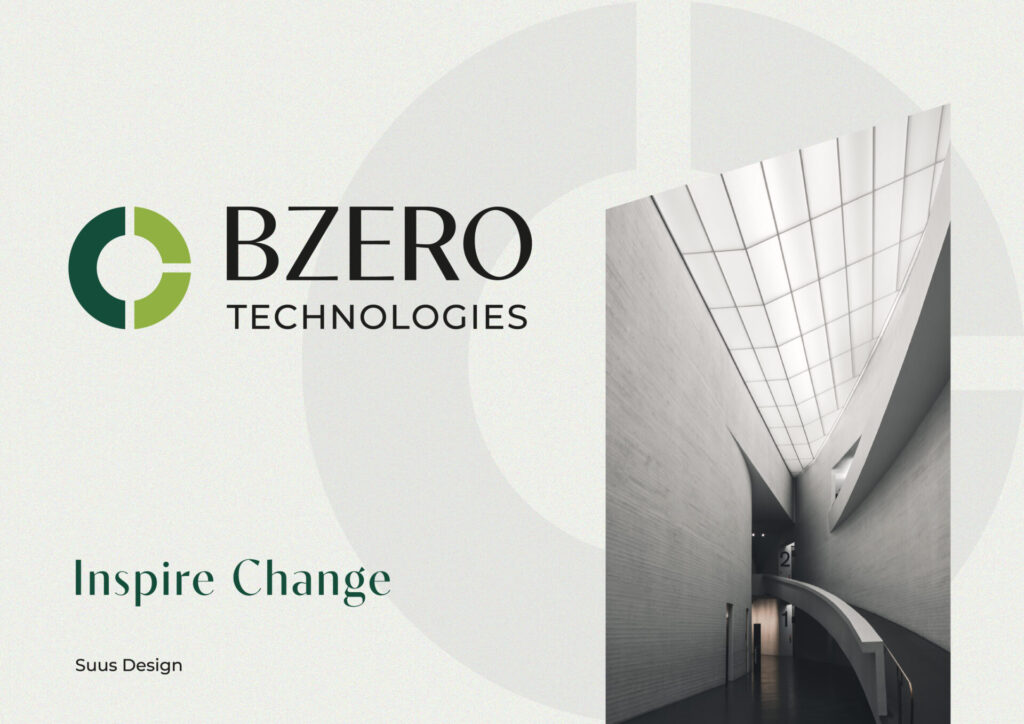 Suus Design Portfolio Branding Design for BZERO Technologies